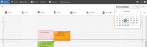 salonhub agenda met behandelingen